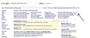 Example of Related Search Feature in Google