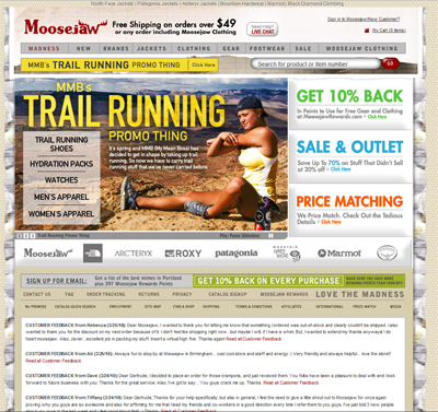 Moosejaw Website as of 4-7-10